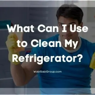 Guy getting ready to clean refrigerator