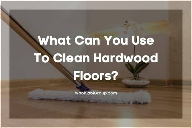 Mop cleaning hardwood floor