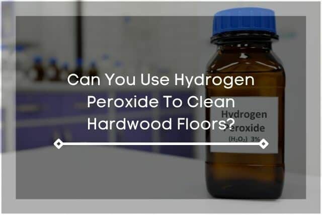 Hydrogen peroxide on table