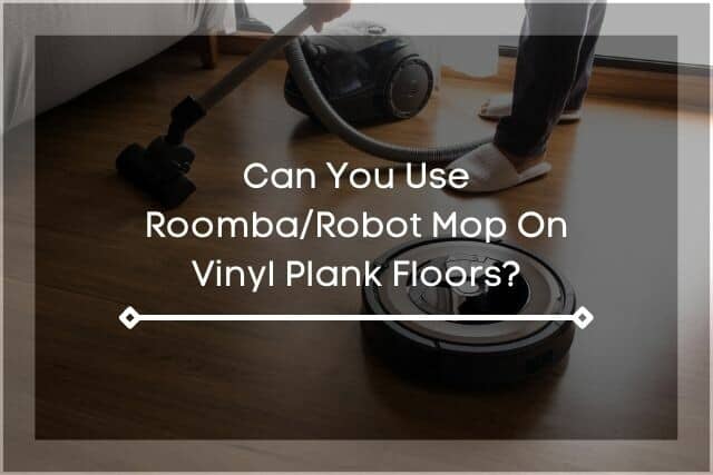 Roomba cleaning vinyl floor