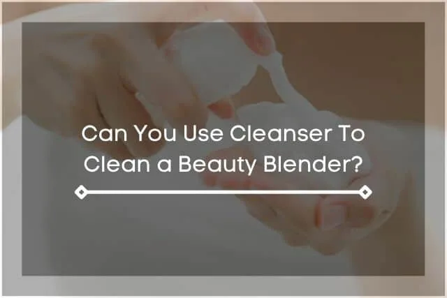 Cleanser in hand