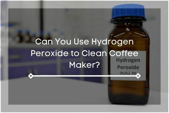 Hydrogen peroxide on table
