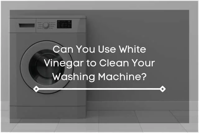 Washing machine in laundry room