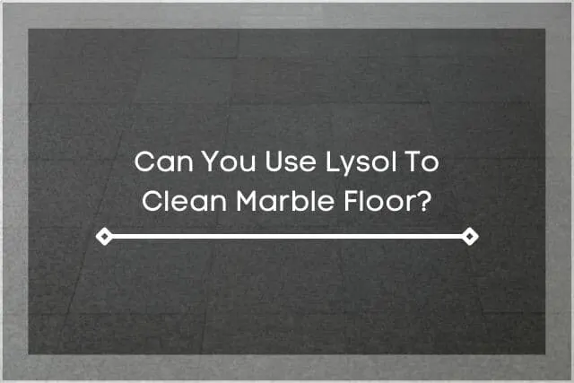 Clean marble floor