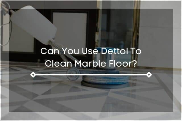 Cleaning marble floor