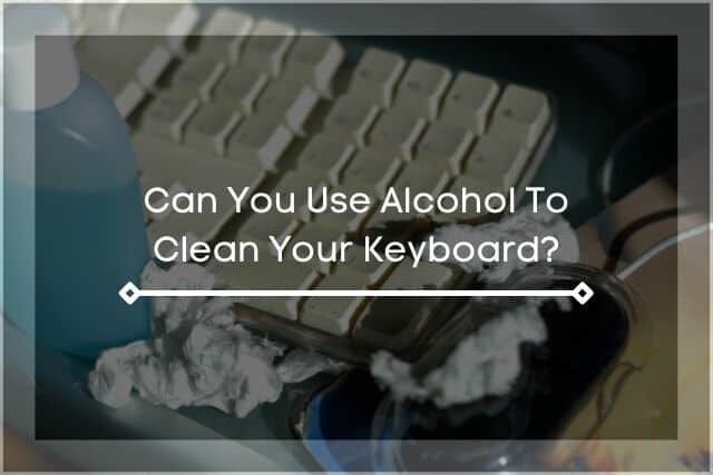 Photo of crumble of tissues with alcohol for cleaning the keyboard