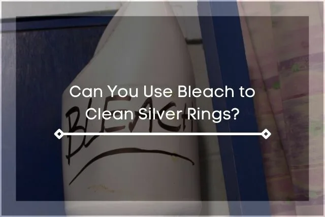 A close up shot of bleach from a cabinet