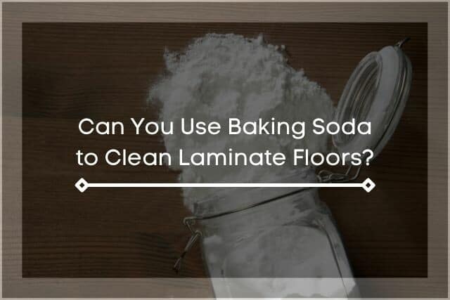 A shot of baking soda falling on the floor
