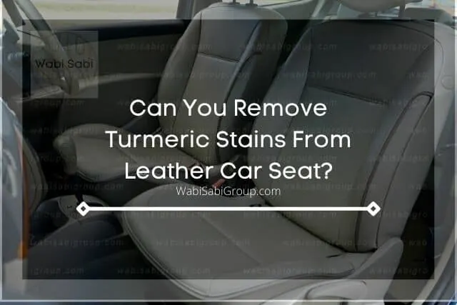 A photo of a grey leather car seat