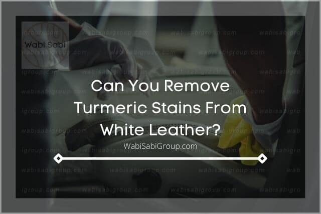 Wiping down white leather