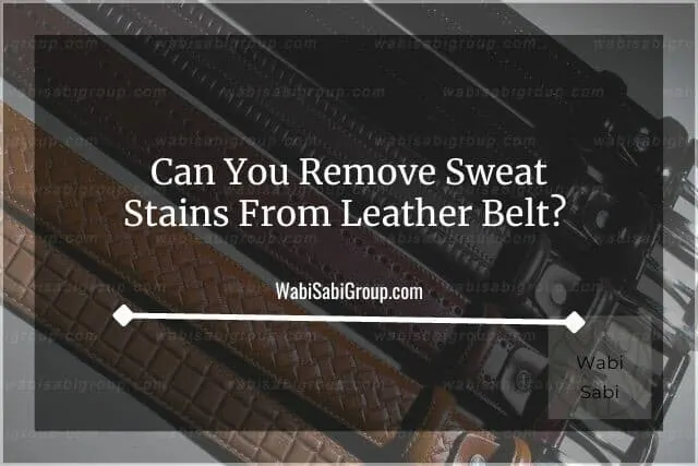 Cleaning leather belt