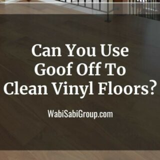 Vinyl flooring in house