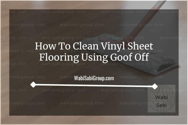 Mop cleaning vinyl flooring